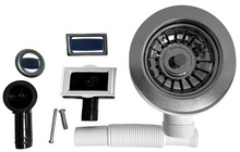 Overløbssæt med strainer til køkkenvask universal